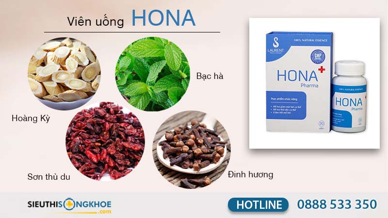 thành phần viên uống hona