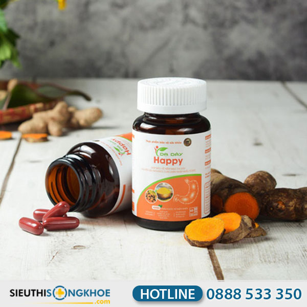 Dạ Dày Happy - Viên Uống Hỗ Trợ Điều Trị Đau Dạ Dày & Tá Tràng