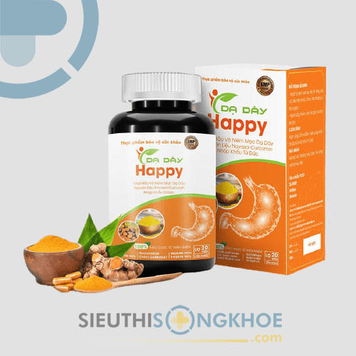 Dạ Dày Happy - Viên Uống Hỗ Trợ Điều Trị Đau Dạ Dày & Tá Tràng