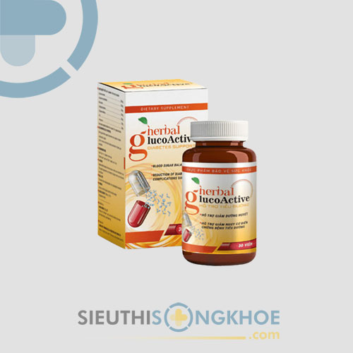 Herbal Glucoactive - Hỗ Trợ Điều Trị Tiểu Đường & Cải Thiện Chức Năng Gan, Thận