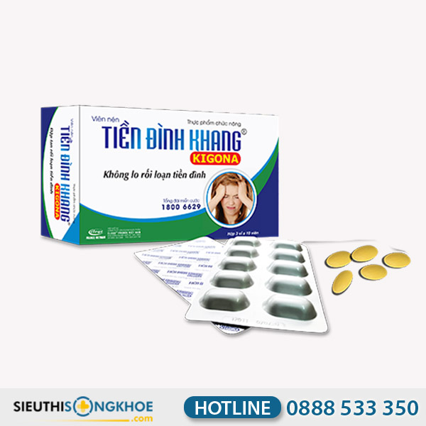 Tiền Đình Khang Kigona - Viên Uống Hỗ Trợ Điều Trị Rối Loạn Tiền Đình