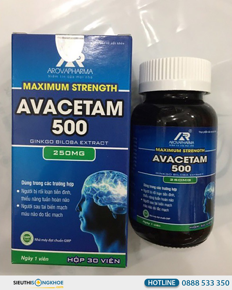 viên uống avacetam 500