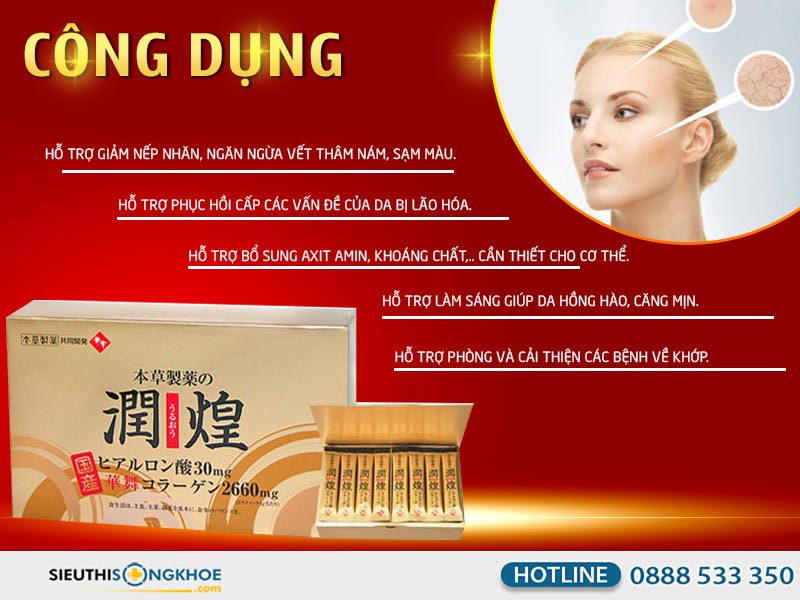 công dụng của collagen hanamai gold