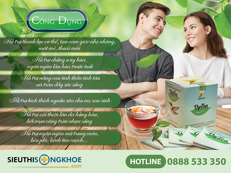 công dụng của trà giảm cân vy tea