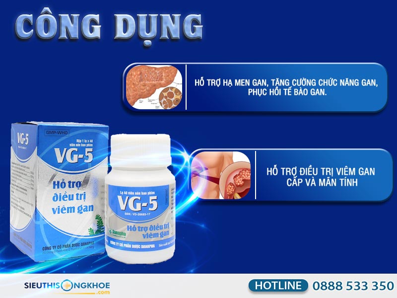 công dụng của viên uống vg5