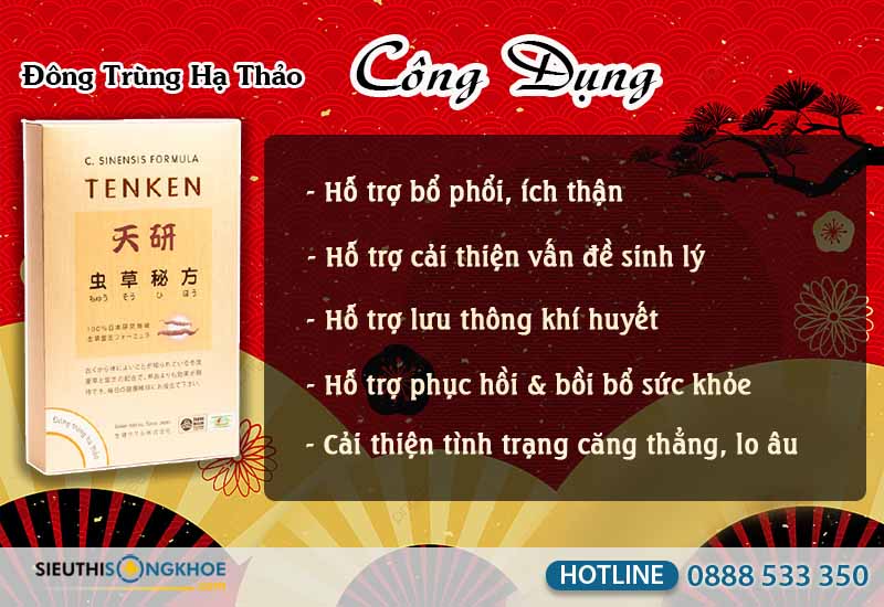 đông trùng hạ thảo tenken