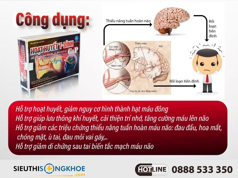 công dụng hoạt huyết t-đình g&p