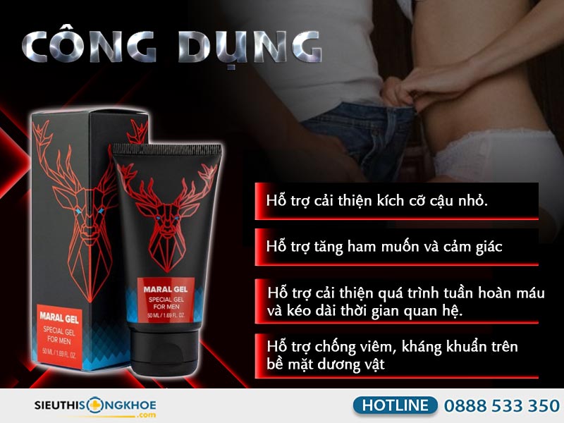 công dụng của maral gel