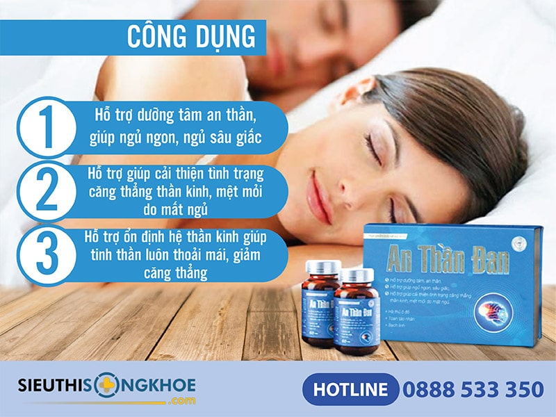 công dụng viên uống an thần đan