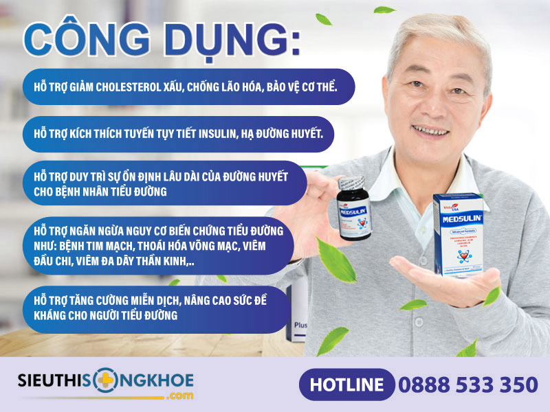 công dụng viên uống medsulin