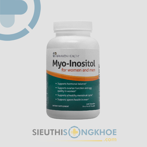 Fairhaven Health Myo Inositol - Viên Uống Hỗ Trợ Cải Thiện Sức Khỏe Sinh Sản