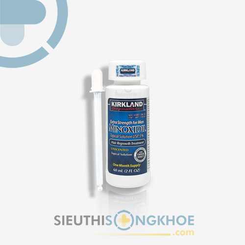 Minoxidil 5% Kirkland - Serum Hỗ Trợ Kích Thích Mọc Tóc Yếu Dễ Gãy Rụng