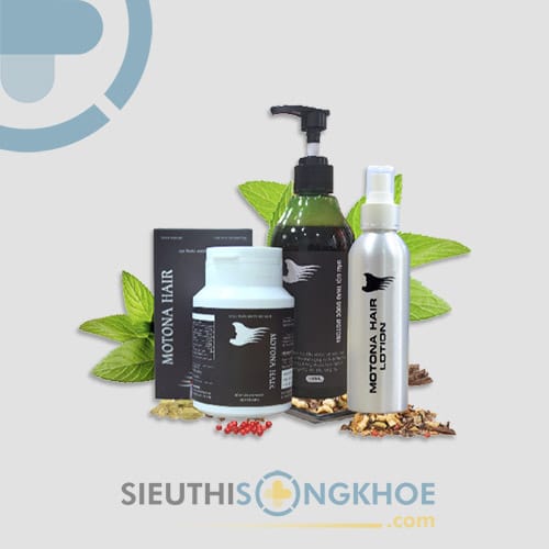 Motona Hair - Bộ Sản Phẩm Hỗ Trợ Ngăn Ngừa Rụng Tóc & Kích Thích Mọc Tóc
