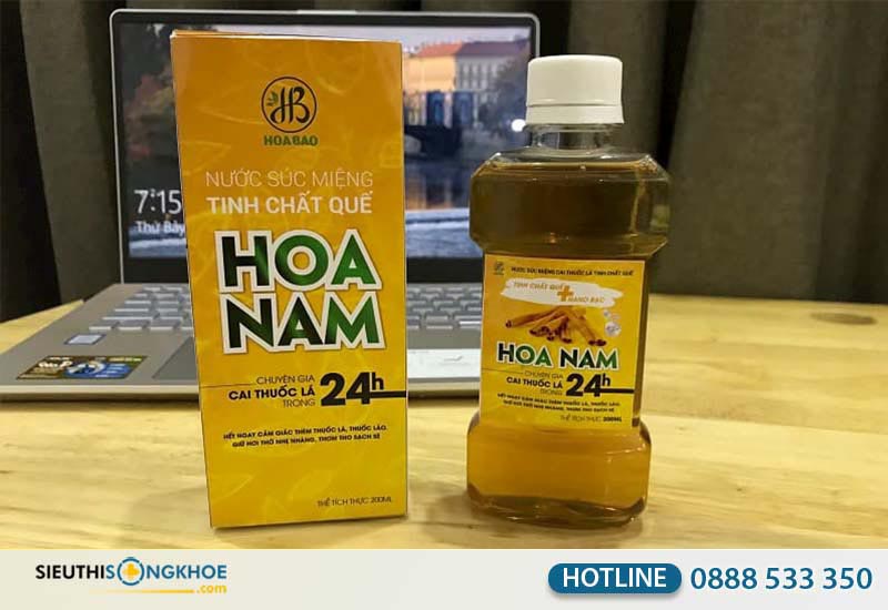 nước súc miệng cai thuốc lá hoa nam tốt không