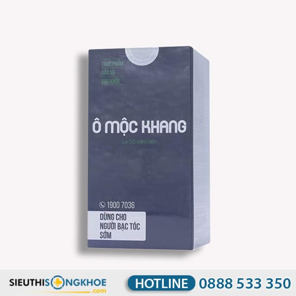 Ô Mộc Khang - Viên Uống Hỗ Trợ Cải Thiện Tóc Bạc Sớm