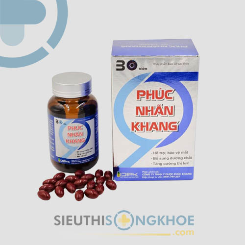 Phúc Nhãn Khang Viên Uống Hỗ Trợ Tăng Cường Thị Lực