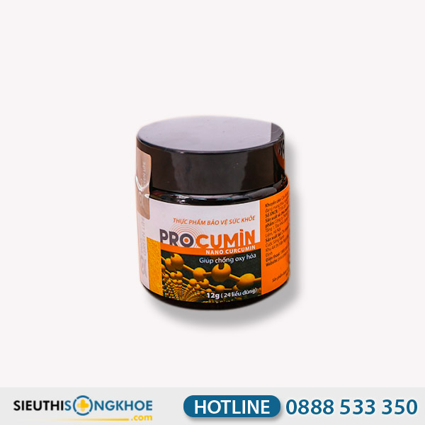 Procumin - Tinh Bột Nghệ Hỗ Trợ Điều Trị Bệnh Đau Dạ Dày