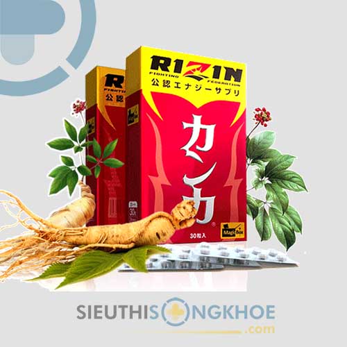 Rizin Nhật Bản - Viên Uống Hỗ Trợ Bổ Thận Tráng Dương & Bồi Bổ Sức Khỏe Nam Giới