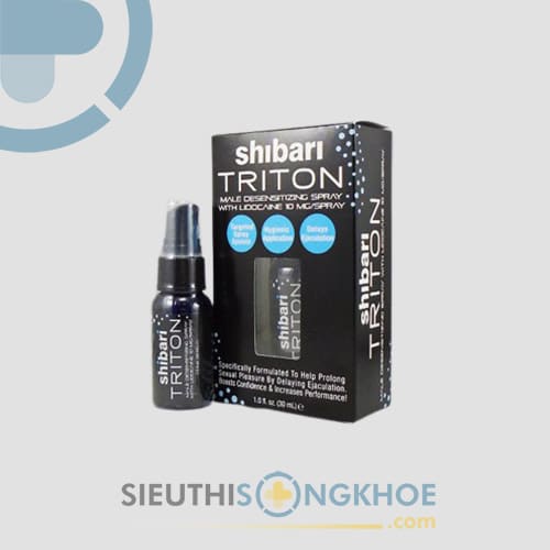 Shibari Triton - Chai Xịt Hỗ Trợ Chống Xuất Tinh Sớm Cho Nam Giới