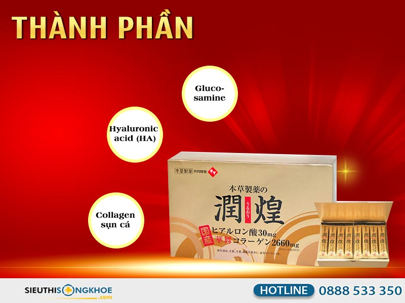 thành phần của collagen hanamai gold