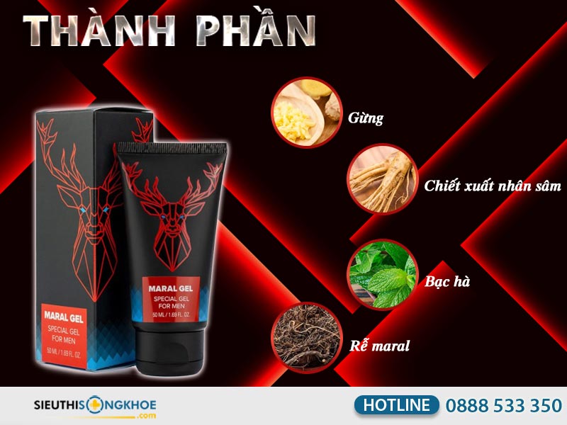 thành phần của maral gel