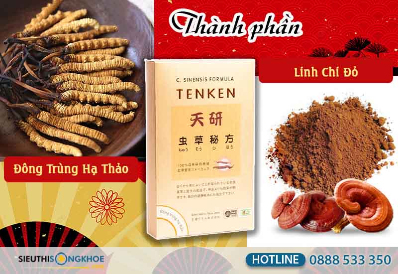 đông trùng hạ thảo tenken nhật bản