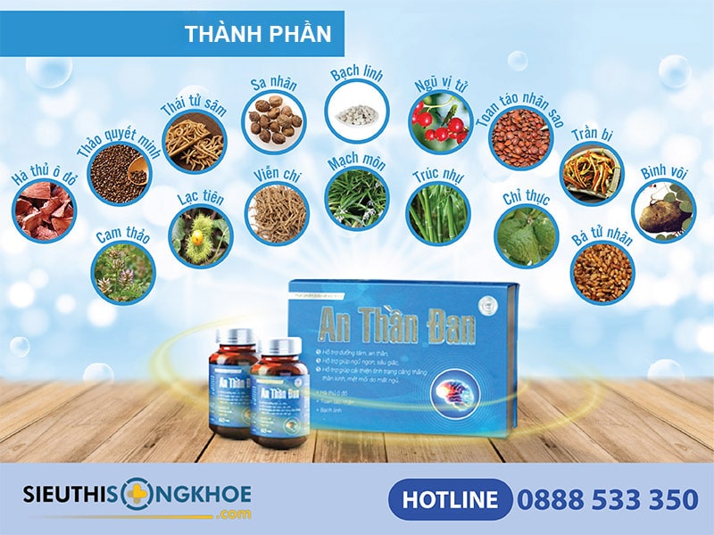 thành phần viên uống an thần đan