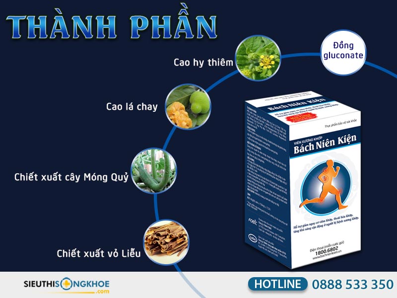 thành phần viên uống bách niên kiện