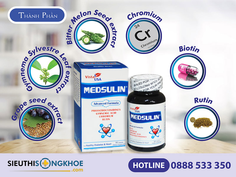 thành phần viên uống medsulin