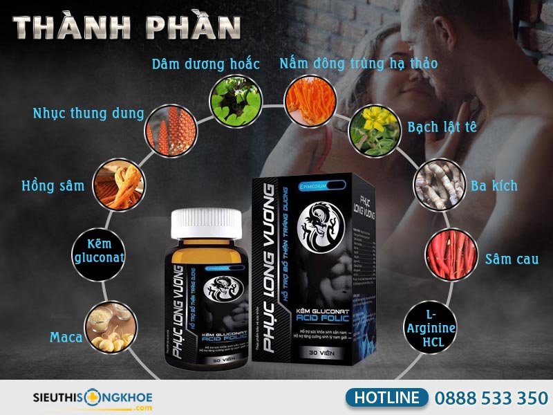 thành phần viên uống phục long vương