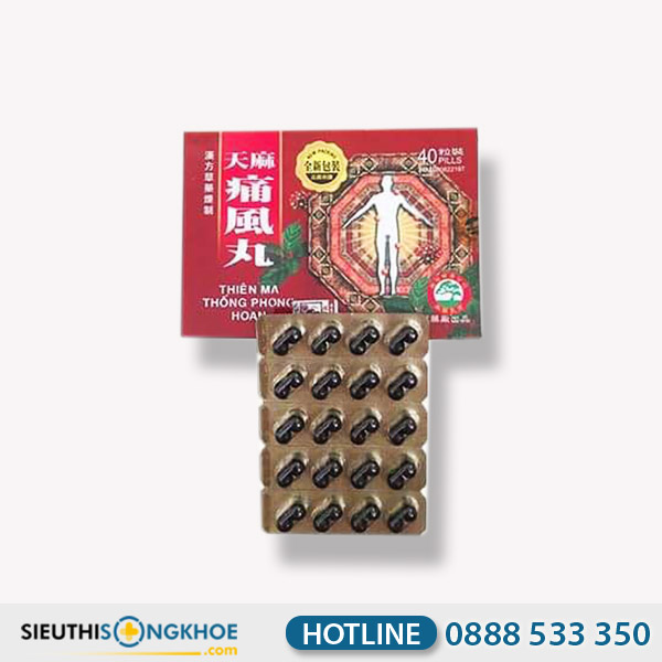 Thiên Ma Thống Phong Hoàn - Viên Uống Hỗ Trợ Giảm Đau, Thoái Hoá, Thoát Vị Ở Hệ Xương
