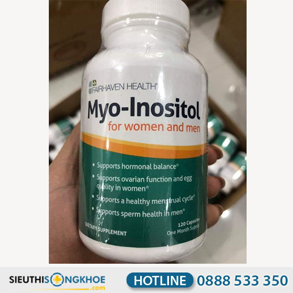Fairhaven Health Myo Inositol - Viên Uống Hỗ Trợ Cải Thiện Sức Khỏe Sinh Sản