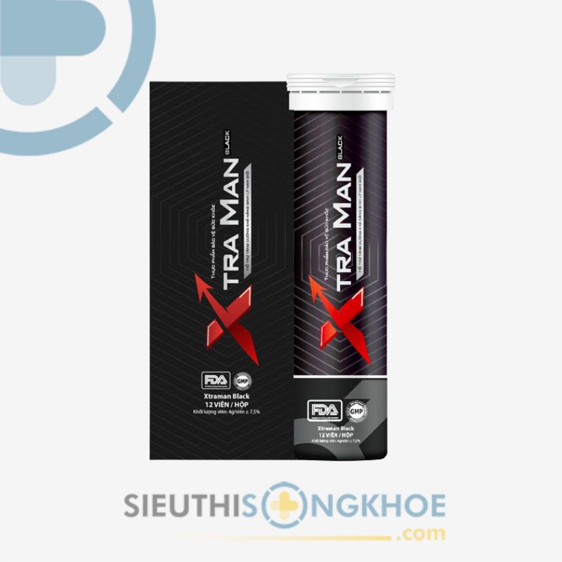 Xtraman Viên Sủi Hỗ Trợ Tăng Cường Sinh Lý Nam Giới Hộp 20 Viên