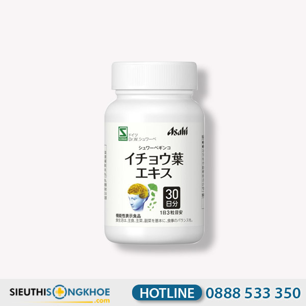 Asahi - Viên Uống Hỗ Trợ Cải Thiện Và Chống Lão Hoá Não Bộ