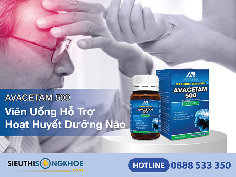viên uống avacetam 500