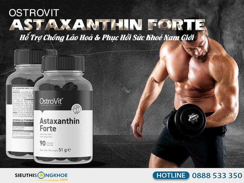 viên uống ostrovit astaxanthin forte