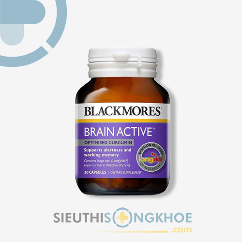 Blackmores Brain Active - Viên Uống Hỗ Trợ Tăng Cường Sức Khoẻ Trí Não