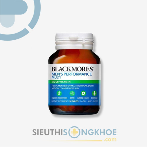 Blackmores Men’s Performance Multi Vitamin - Viên Uống Hỗ Trợ Nâng Cao Thể Chất Phái Mạnh