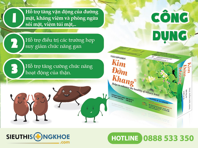 công dụng viên uống kim đởm khang