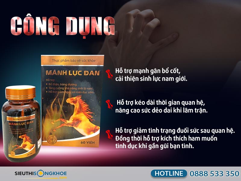 công dụng của mãnh lực đan