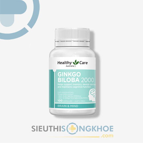 Ginkgo Biloba 2000 - Viên Uống Hỗ Trợ Cải Thiện Trí Nhớ & Nhận Thức Não Bộ