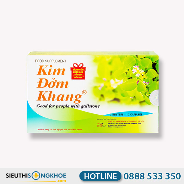 Kim Đởm Khang - Viên Uống Hỗ Trợ Ngăn Ngừa Sạn Sỏi & Sỏi Mật