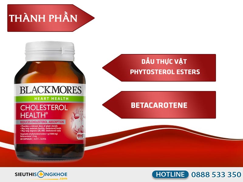 thành phần của blackmores cholesterol health