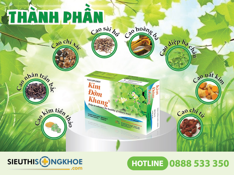 thành phần viên uống kim đởm khang