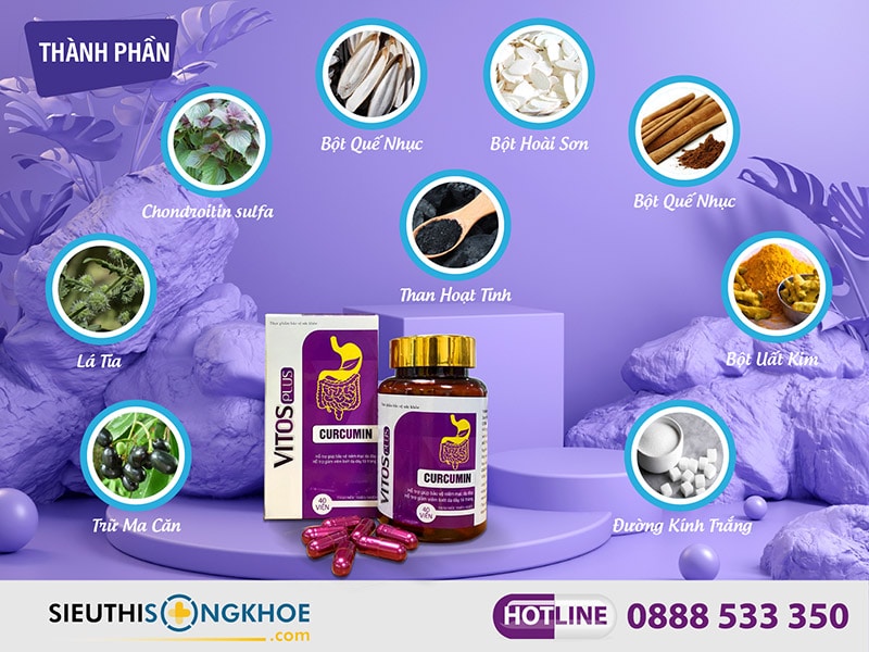 thành phần của viên uống vitos plus