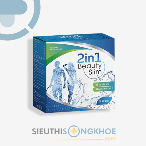 2in1 Beauty Slim - Viên Sủi Hỗ Trợ Đốt Cháy Mỡ Thừa