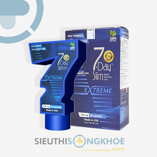 7 Day Slim Extreme - Viên Uống Hỗ Trợ Đốt Cháy Mỡ Thừa