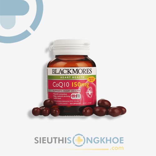 Blackmores Coq10 150mg - Viên Uống Hỗ Trợ Bồi Bổ Tim & Máu Huyết