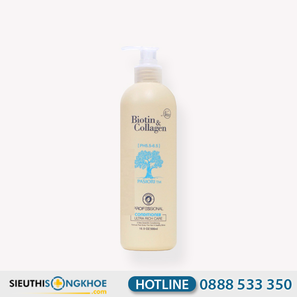 Bộ Dầu Gội Xả Biotin Collagen Yuiluim - Sản Phẩm Hỗ Trợ Giảm Rụng & Dưỡng Tóc Dày Bồng Bềnh