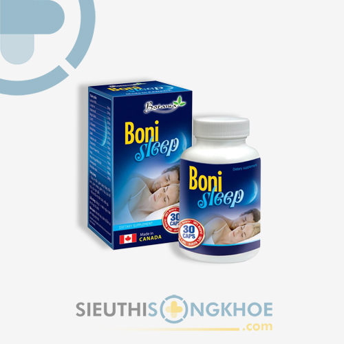 Boni Sleep - Viên Uống Hỗ Trợ Giảm Lo Âu & Điều Hoà Giấc Ngủ Ngon
